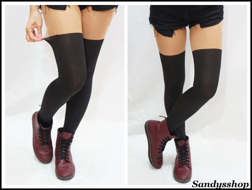 knee high opaque tights